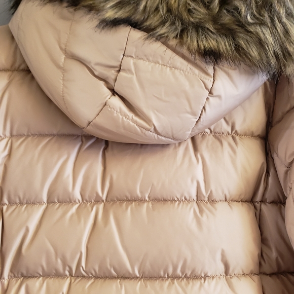 Lucky Brand Women's Belted Winter Puffer Long Coat Size Medium - Picture 9 of 15